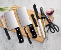 Pisau Set Dapur 8 in 1 Komplit Free Tempat Knife Set. 