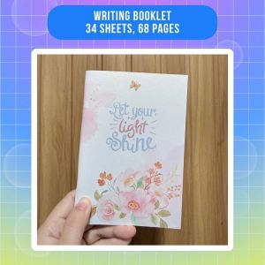 Writing Booklet Notebook Blank 68 pages Design 2