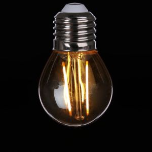 LAMPU FILAMEN LED EDISON CAFE 2W /2WATT FILAMEN LAMPU HIAS G45 E27 Super Terang