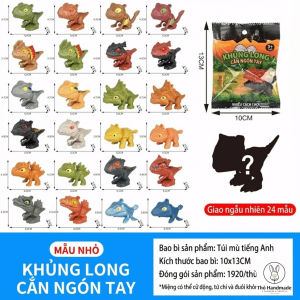 Túi Mù (Blind Bag) Khủng Long Cắn Tay Mini - Mô Hình Khủng Long Jurassic Khớp Cử Động Đồ Chơi Sưu Tầm Cho Bé