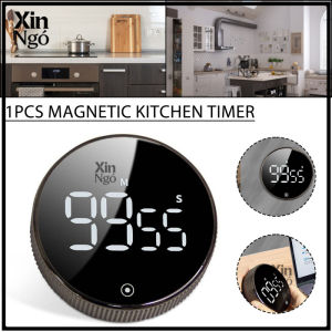 New Rotary Digital Magnetic Kitchen Timer Productivity Pomodoro Time Management