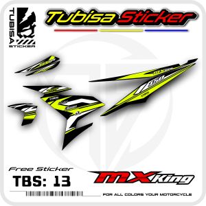 Sticker Striping Variasi Mx King - Stiker Striping Motor Mx King Desain Racing. TBS.13