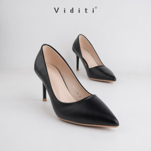 Viditi Luna Doff High Heels 8 cm // Sepatu Import Wanita // Tumit // Hak Tinggi // Polos // Pesta // Wedding // Nikahan // Wisuda // Seserahan