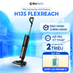 Máy Hút Bụi Lau Nhà Cầm Tay Không Dây Dreame H13S FlexReach | 21.000Pa Ngả Phẳng Chống Rối Giặt Sấy