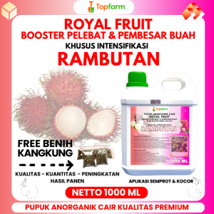 Pupuk Topfarm / Pupuk Rambutan Berbuuah / Pupuk Pelebat Buah Rambutan / Pupuk Penyubur Pohon Rambutan / Pupuk Penyubur Buah Rambutan / Pupuk Booster Buah Rambutan / Pupuk Booster Rambutan