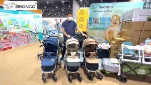 รถเข็นเด็ก BRONCO HYBRID PLUS G3 ขึ้นเครื่องบินได้ ของแถม 11 รายการ！