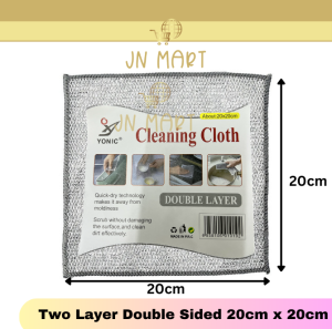 Double-Sided Silver Wire Rag Mesh Dishwashing Cloth