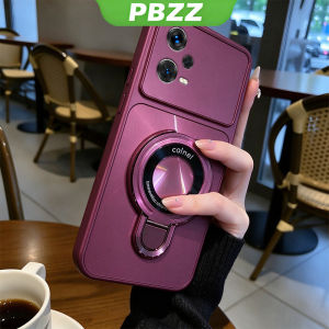 PBZZ Case for Redmi note 12 12S 4G redmi note 12 pro poco X5 PRO 5g phone casing Softcase shockproof Cover new design aesthetic wine red cute Burgundy with holder for girls DSCUDZJ2