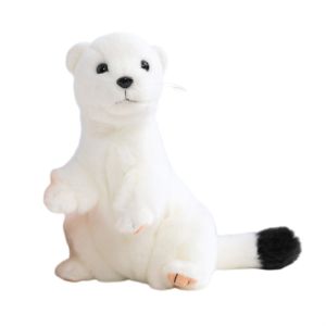 PANG8 Stuffed Doll Weasel Rat Plush Toy Realistice Lovely Cartoon Weasel Plush Toy Creative 20CM Animals Ferret Plush Doll Gifts For Friend
