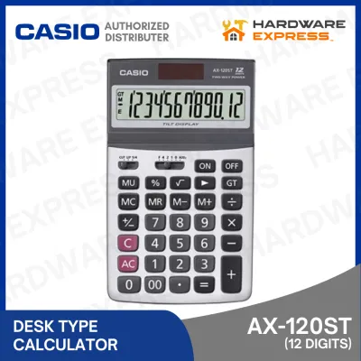 Casio AX-120ST Electronic Calculator 12 Digits 100% Original Authentic
