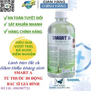 AQUA Smart - Dung dịch xịt vệ sinh mũi nghẹt mũi sổ mũi vệ sinh Tai - Mũi - Họng - Vì sức khoẻ  gia đình
