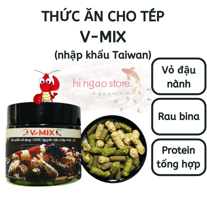 Cám Tép V-Mix cao cấp và các loại thức ăn chiết lẻ - Thức ăn cho tép ...
