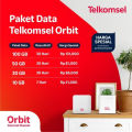 Telkomsel Orbit Star H1 Modem WiFi 4G High Speed Bonus Data. 