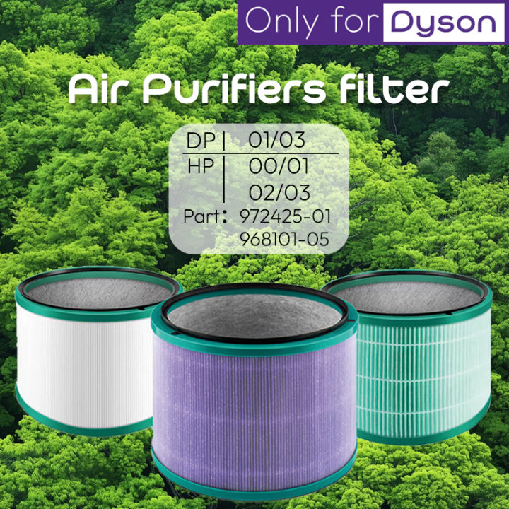 Premium HEPA Filter Kit for Dyson HP01, HP02, DP01 Air Purifiers,  Compatible Replacement, Ensures Clean Fresh Air, Part 968125-03