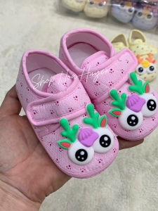 Giày Vải Tập Đi Cao Cấp Cho Bé Trai Bé Gái Sơ Sinh Đế Mềm Vải Cotton êm Chân Họa Tiết Xinh Xắn Size 5 tháng Đến 12 Tháng | Giày Vải Cao Cấp Cho bé sơ sinh