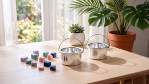BBTO 1 chiếc Nồi sáp thay thế cho máy làm nóng sáp 14oz vỏ kim loại 4 Hộp đựng sáp tẩy lông di động dùng cho máy tẩy lông 500ml