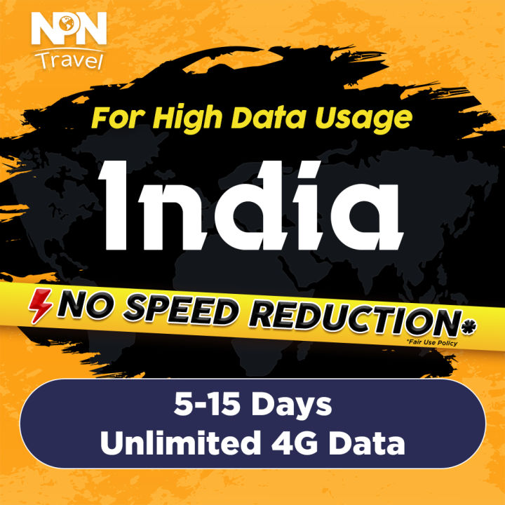 India SIM Card Ultra 515 Days Unlimited Data Store Pickup Available