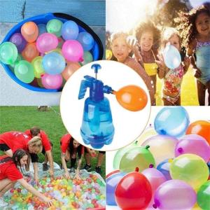 Water Fight Set 100Pcs Quick Filling Balloon Outdoor Play For Children Water Balloon Battle Game Set
