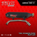 TRC Racing Power Pipe Yamaha Aerox v1 v2 Muffler Exhaust with Removable Silencer 1728. 