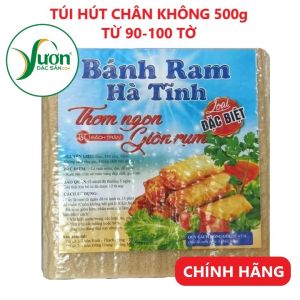 Vỏ ram Hà Tĩnh tệp 500g 90 - 100 tờ đóng gói hút chân không đặc sản bánh đa nem đặc biệt ngon - giadunggiare.vn