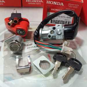 Kunci Kontak plus Kunci Jok Revo 110 Absolute Revo fit Revo ABS 35010-KWW-A00 HGP Free Gembok Cakram