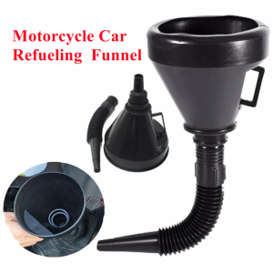 【24 Hour Delivery】Car Motorcycle Oiler Filter Funnel Oil Filling Equipment with Filter Bendable Flexible Tube Gasoline Engine Oil Diesel Fuel Refueling Funnel For Farming Machine Automotive Motorcycle
