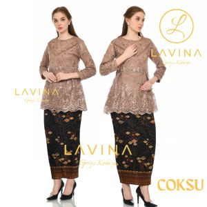 Lavina - Aurora Shabira Tunik Modern | Blouse Kebaya Wisuda & Kondangan Elegan