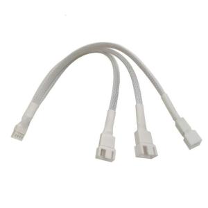 3 Way Fan Adapter Cable For Computer Cooling Supports Motherboards Signal Sync And Stable Power Input