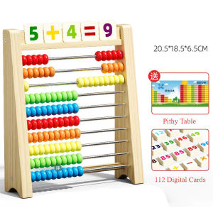 NIKO Wooden Abacus Counting Toys Math Early Education Learning Toys Teaching Tool Montessori Toys For Kids abakus kayu