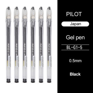 6/12pcs Japan PILOT Gel Pens Quick Drying G1 Neutral Pen Large Capacity Office Signature Black Red Blue 0.5mm School Stationery2026