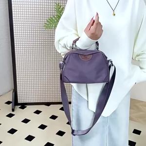 AE Túi xách nữ bằng vải Oxford chống thấm nước chất lượng cao kiểu dáng mới đơn giản nhẹ thoải mái nhiều ngăn dung tích lớn có thể đeo vai hoặc đeo chéo.
