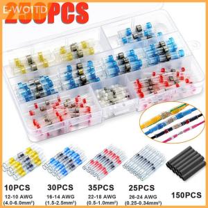 【E-WOITD】 800Pcs Solder Seal Wire Connectors Kit Heat Shrink Butt Electrical Wire Terminal