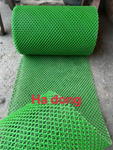 Lưới Nhựa Cao Cấp Chống Chuột Mặt Lỗ 1cm Xanh Lá Mạ 50cm x 10m Cho Vườn và Vật Nuôi