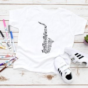 Baby Rock Clothes Music Guitar Punk Harajuku Kid Boys T Shirt Summer Plus Size Streetwear Hipster Kids Camiseta Shirt ZMQP