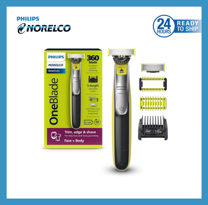 【新品未開封】PHILIPS OneBlade Pro メンズシェーバー Philips OneBlade Pro Kit, Hybrid Styler Electric Trimmer and