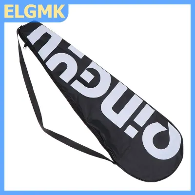 ELGMK Badminton Rackets Bag Racquet Pouch One-shoulder Large Capacity Sport Supplies Protective Cover Portable Sports Bag