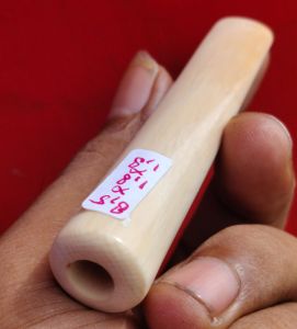 once gg bulat panjang 8cm bahan merah semilengkung mulus