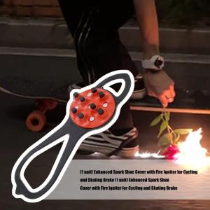 Ngoài trời tia lửa đi xe đạp đế giày đi xe máy đế bố phanh xe đạp xe máy đế ngọn lửa thiết bị phụ kiện giày