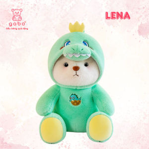 gấᴜ nhồi bông Lena cosplay kì lân Rồng xanh gấᴜ trúc cởi được mũ Quà tặng bạn gái em bé cute