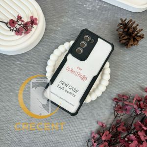 Soft Case Fusion Armor Shockproof Black Back Beatles Series Slim Transparant Kompatibel Untuk Reno 12 5G Reno 12 Pro 5G Reno 12F 4G Reno 12F 5G Oppo A3x 4G Oppo A3x 5G Oppo A3 Pro Oppo A3