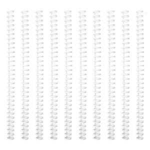 10 cái lược ràng buộc gai nhựa xoắn ốc ràng buộc cuộn dây dễ mở và đóng cho sinh viên giáo viên