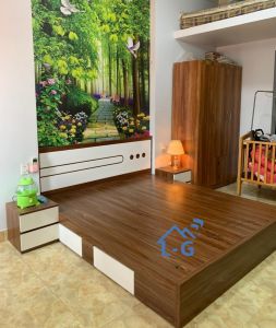 [GIAO HÀNG NHANH 2H] GIƯỜNG MDF CÓ HỘC KÉO-GIƯỜNG MDF LẮP RÁP
