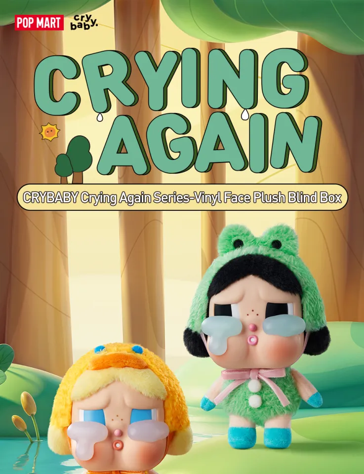 POP MART CRYBABY Crying Again Series-Vinyl Face Plush Blind Box