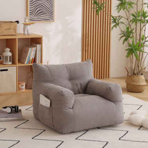 CHTโซฟาบีนแบคพร้อมเม็ดโฟมแบบคู่ แบบเดี่ยวโซฟาเกาห bean bag บีนแบคโซฟา เก้าอี้โซฟา beanbag โซฟา (sofa/minimal)เน็ตเรดโซฟาบีนแบคพร้อมเม็ดโฟมแบบคู่&แบบเ