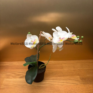 WEO IK80294937 FEJ Tanaman tiruan dlm pot model anggrek tinggi 28 cm