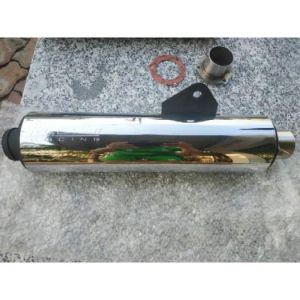 (Hình thậtvideo thật) Lon Pô RL (Redleo) gắn mọi dòng xe Exciter Winner Raider Satria Sirus Wave Dream... bọc full inox Phụ kiện xe máy A.Won