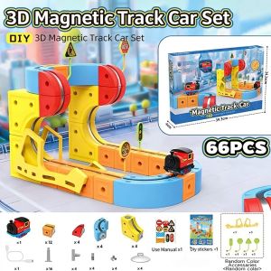 Magic Track Cube Kids Educational High-Speed Train DIY Building Blocks Decor for Boys & Girls