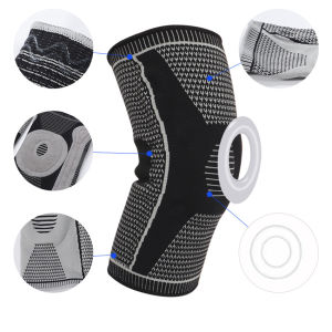 Knee Support Brace Pelindung Lutut Elastis Deker Lutut Kaki Knee Pad Gym Kneepad Pencegah Cidera Cedera Kaki Perlengkapan Keamanan Olahraga Voli Basket Sepak Bola Lari Jogging Bersepeda Cycling