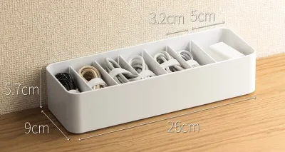 Hộp nhựa chia ngăn lưu trữ cáp sạc và dây điện tiện lợi