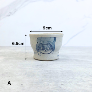 The Leaferie Nala Hand-painted cat plant pots. flowerpot . flowerpots  planter Ceramic